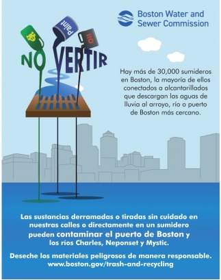 No Vertir Boston Water And Sewer Commission Boston MA